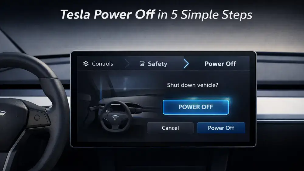 How to turn off Tesla