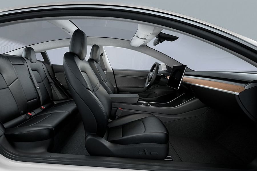 Tesla Model 3 safety features and interior