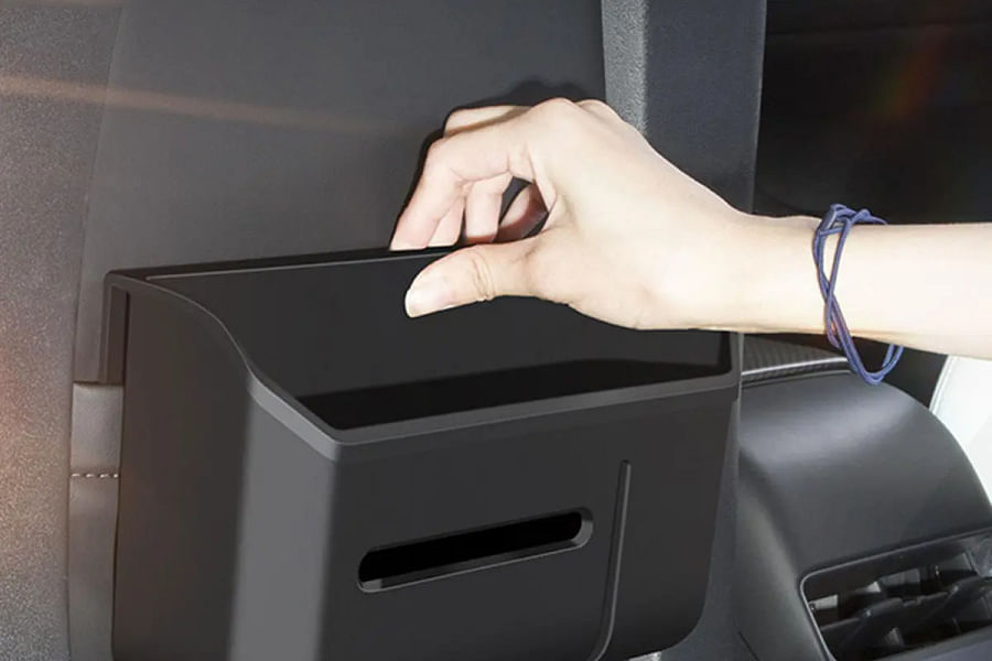 Tesla seatback organizer