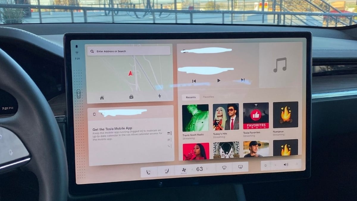 Tesla video streaming