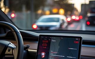How does a software update improve a Tesla's performance?