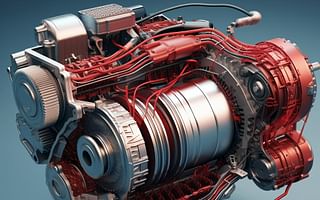 How does the combined power of electric motors function in a Tesla?