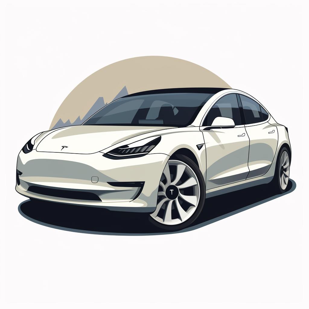 Tesla Model 3 with Aero wheel covers installed
