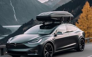 What are the advantages of having a roof rack on a Tesla?
